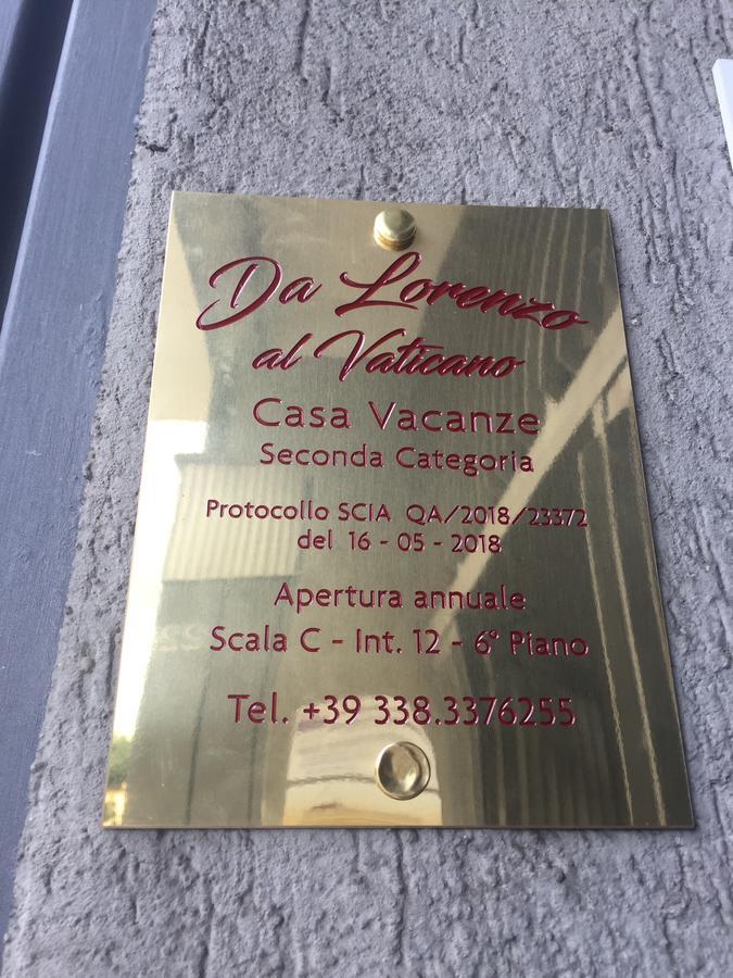 Da Lorenzo Al Vaticano Roma Exterior foto